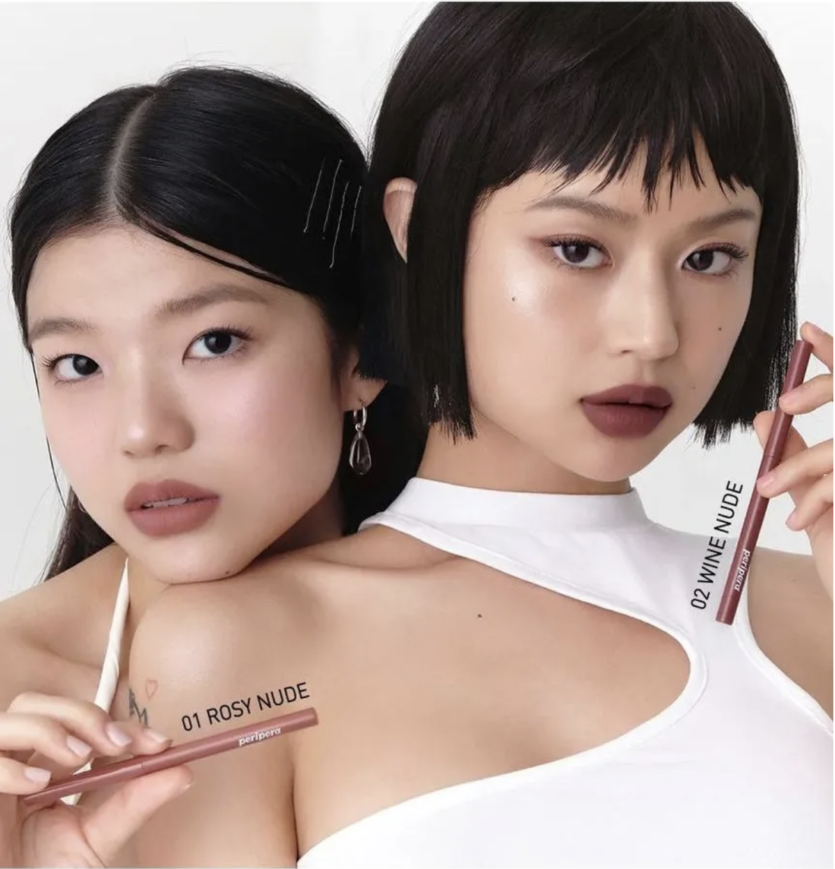 Ink Velvet + Lip Liner Set (variedades) / Peripera – Fast & Near Coreana